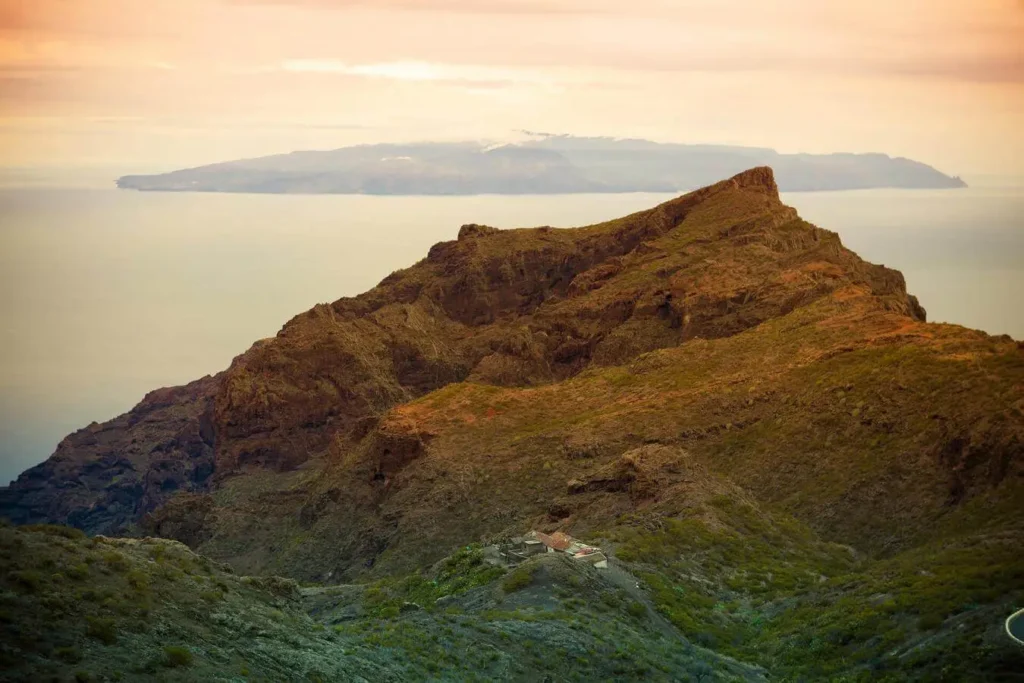 VISTA DE LA GOMERA DESDE TENO ALTO